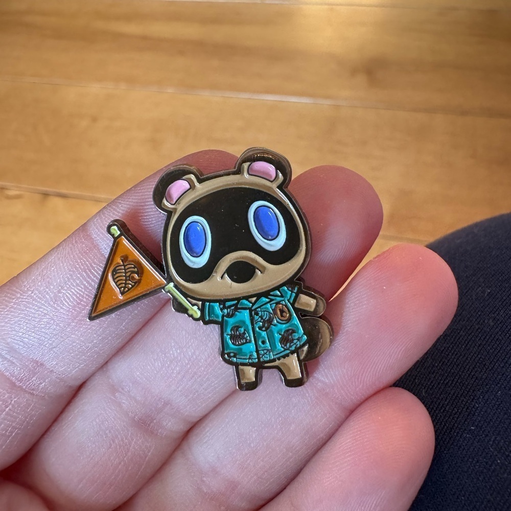 Animal Crossing Tom Nook Enamel Pin